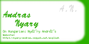 andras nyary business card